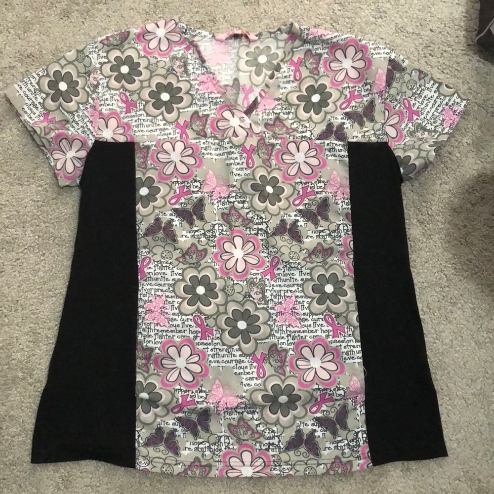 Size small scrub top